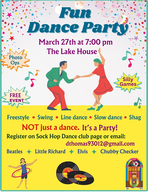 come to our fun retro themed party